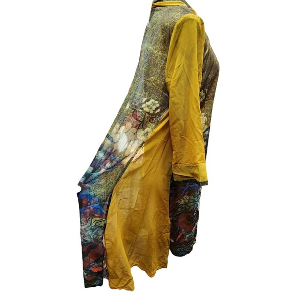 JJs House Flowy Long Dress Lined Size M Boho Gypsy NWT Hippie Free Spirit - Picture 2 of 13